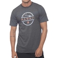 Camiseta Hurley Hawaii Oversize - Masculina CINZA ESCURO