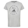 Camiseta adidas Community Line Boxing  - Masculina CINZA