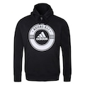 Blusão de Moletom com Capuz adidas Combat Sports BJJ - Masculina PRETO