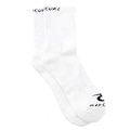 Kit de Meias Rip Curl Corp Crew Sock - 40 a 45 - 5 Pares - Adulto BRANCO