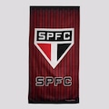 Toalha de Banho Bouton Veludo São Paulo Vermelha VERMELHO