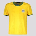 Camisa do Santos Futfanatics Brasil Matis - Infantil AMARELO