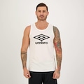 Camiseta Regata Umbro Essential Diamond - Masculina BRANCO