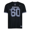 Camiseta New Era Jersey Las Vegas Raiders Core - Masculina PRETO