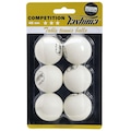 Bola de Tênis de Mesa Yashima 3 Estrelas - 6 Unidades BRANCO
