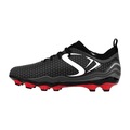 Chuteira de Futebol de Campo Penalty S11 Locker Ecoknit Xxi - Adulto PRETO/VERMELHO