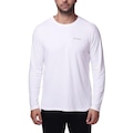 Camiseta Columbia Neblina Manga Longa - Masculina BRANCO