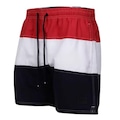 Shorts Speedo Swim Stripes - Masculino VERMELHO/AZUL