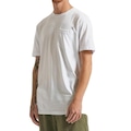 Camiseta Volcom Long Fit Solid Pocket SM23 - Masculina BRANCO