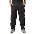 Calça Tactel Black Bear Lisa Esportiva com Bolsos - Masculina PRETO