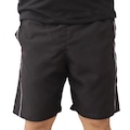 Bermuda Tactel Black Bear Lisa Esportiva com Bolsos - Masculina PRETO