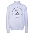 Jaqueta de Moletom adidas Community Line B - Masculina BRANCO