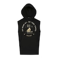 Camiseta Regata de Moletom com Capuz adidas Community Line B - Masculina PRETO