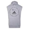 Camiseta Regata com Capuz adidas Community Line CS - Masculina CINZA