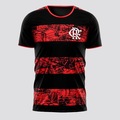 Camisa do Flamengo Poetry Futfanatics - Infantil PRETO