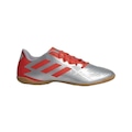 Chuteira Futsal Adulto adidas Artilheira V PRATA/VERMELHO
