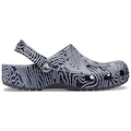 Sandália Crocs Classic Topographic Clog Deep - Unissex AZUL ESC/CINZA CLA