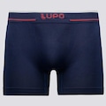 Cueca Boxer Lupo Microfibra Sem Costura - Adulto AZUL ESCURO