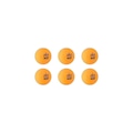 Bola de Tênis de Mesa Vollo 1 Estrela - 6 Unidades LARANJA