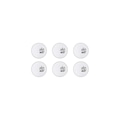Bola de Tênis de Mesa Vollo 1 Estrela - 6 Unidades BRANCO