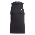 Camiseta adidas sem Mangas Treino Logo - Masculina PRETO