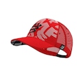 Boné Aba Curva Compressport Trucker Cap New - Snapback - Adulto VERMELHO/BRANCO