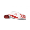 Viseira Aba Curva Compressport Ultralight Spiderweb - Fechado - Adulto BRANCO/VERMELHO