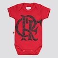 Body do Flamengo Futfanatics - Infantil VERMELHO