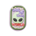 Acessório para Sandália Crocs Jibbitz Out of This World Patch BRANCO