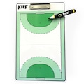 Prancheta Tática Kief Dupla Face de Handebol VERDE ESC/BRANCO