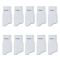 Kit de Meias Cano Curto Mash Esportiva com 10 Pares - Adulto BRANCO
