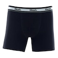 Cueca Boxer Longa Mash Cotton Elástico - Adulto PRETO