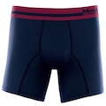 Cueca Boxer Mash Longa Active Microfibra - Adulto AZUL ESC/AZUL
