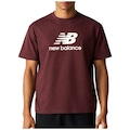 Camiseta New Balance Essentials Basic - Masculina ROXO