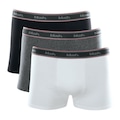Kit de Cuecas Boxer Mash Algodão Elástico - 3 Unidades - Masculina CINZA/CINZA ESC