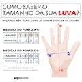 Luvas de Goleiro Campo e Society N1 Scorpius Profissional - Adulto PRETO