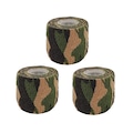 Kit Fita Elástica de Proteção Phantom HK Tape 5cm - 3 Unidades VERDE