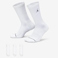 Kit de Meias Cano Alto Jordan Everyday Adulto BRANCO