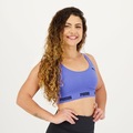 Top Fitness Puma Sem Costura - Feminino AZUL