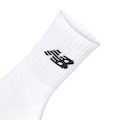 Kit Meias New Balance Lifestyle Basic Com 3 Pares - 39 A 42 - Masculina BRANCO