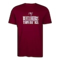 Camiseta New Era Tampa Bay Buccaneers Modern Classic - Masculina VERMELHO
