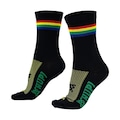 Meia Cano Médio HUPI Rainbow 34 ao 38 - Unissex PRETO