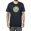 Camiseta RVCA Hawaii Camo Motors - Masculina PRETO
