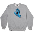 Blusão de Moletom sem Capuz Santa Cruz Screaming Hand Front - Masculino CINZA