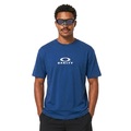 Camiseta Oakley Bark New Tee - Masculina BRANCO/AZUL ESC