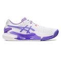 Tênis ASICS Gel-Resolution 9 Clay - Feminino - Tennis BRANCO/ROXO