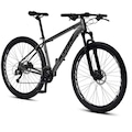Bicicleta Aro 29 KRW R4 Alumínio - Freio a Disco Hidráulico e Trava - Câmbio Sunrun - 27 Velocidades - Unissex GRAFITE/PRETO/LARANJ