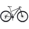 Bicicleta Aro 29 KRW X42 - Freio a Disco - Câmbio Importado - 24 Velocidades - Adulto GRAFITE/PRETO/LARANJ