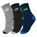 Kit Meias New Balance Lifestyle Kids com 3 Pares - 29 a 32 - Infantil NAO SE APLICA