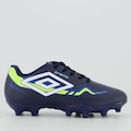 Chuteira de Campo Umbro Prisma Plus - Infantil AZUL ESCURO